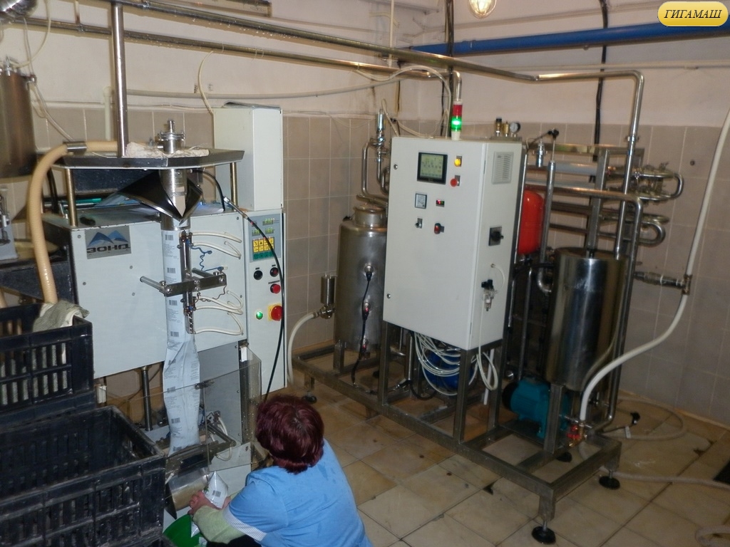 Пастеризационно-охладительная установка производительностью 1500 литров в час в СПК &quot;Левочский&quot;