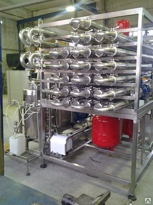 Стерилизационно-охладительная установка производительностью 5000 л/ч 
